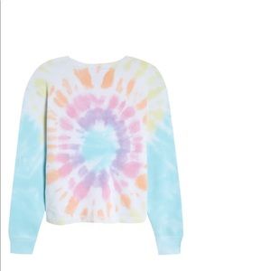 Vintage havana burnout tie die sweatshirt